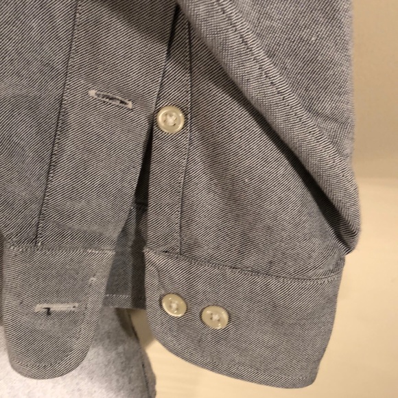 Ralph Lauren Gray Button-Down Size XL Neck 16.5 - Picture 5 of 8